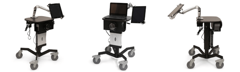 A perfect-fit TELEHealth Cart Solution